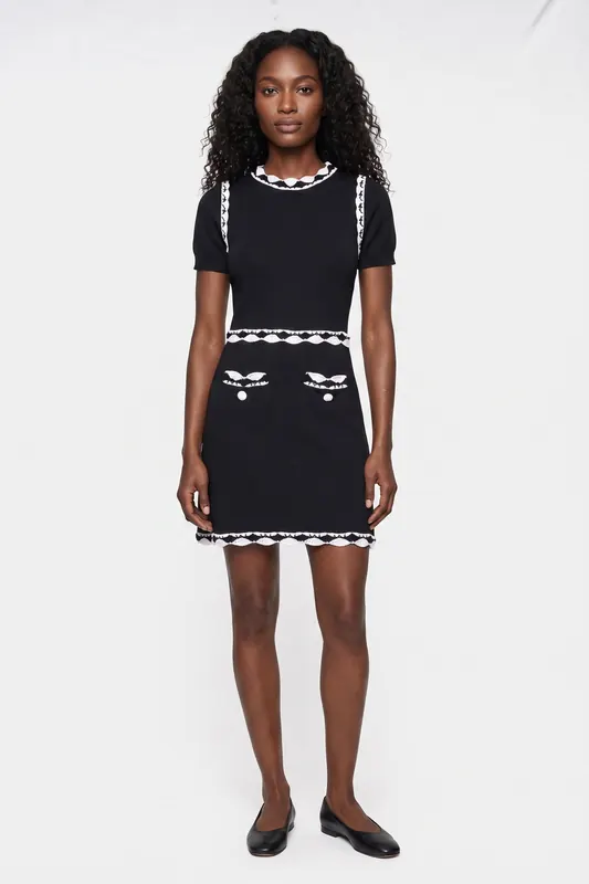 Moschino Knit Dress Black Maat: 36 | Mini Jurken Outlet | Dames | Zwart