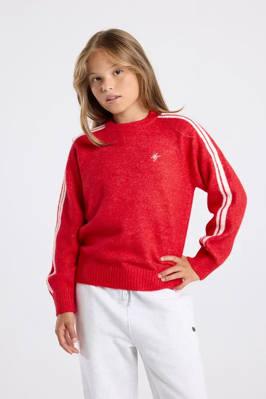 America Today Kira Jr Red Maat: 122/128 | Truien Outlet | kids | Rood