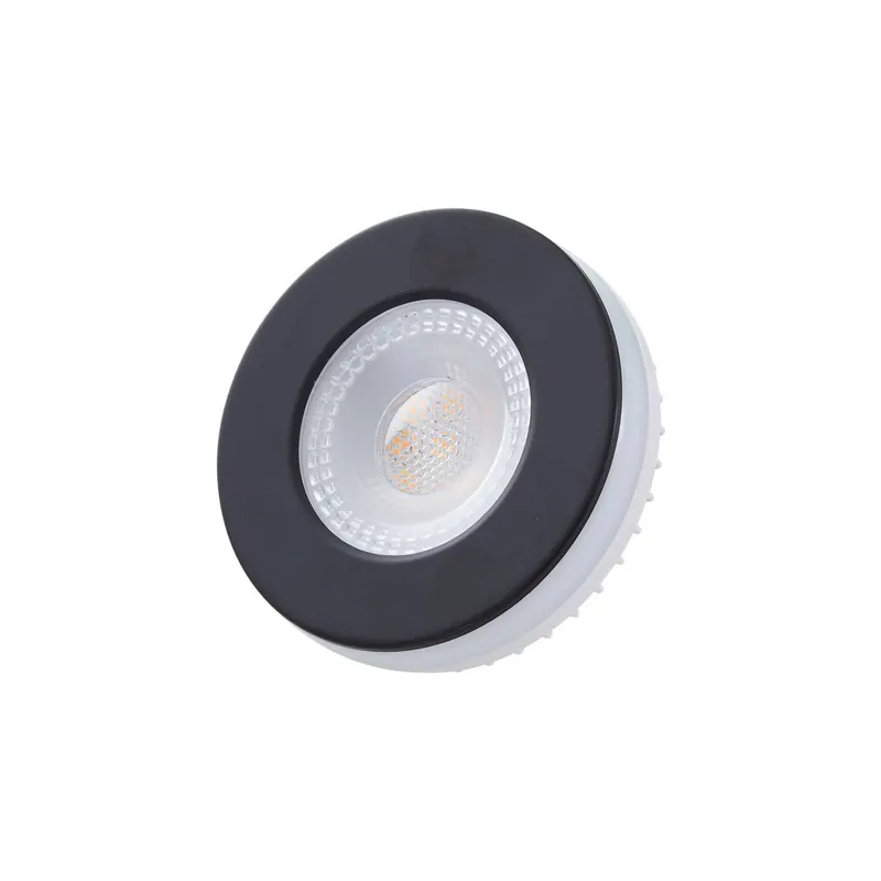 Żarówka LED Lindby, GX53, 4,8 W, czarna, 2700 K, 7,5 x 3 cm