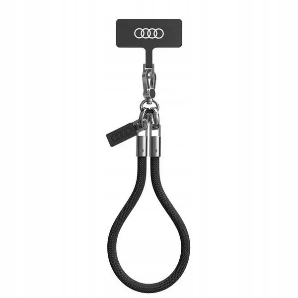 Smycz Audi Crossbody uniwersalna 28cm x 8mm czarna Audi
