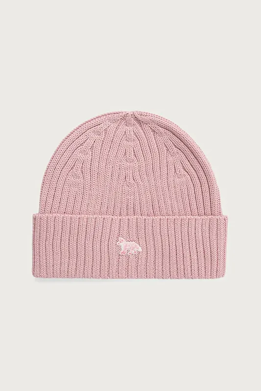 Maison Kitsuné  Baby Fox Beanie czapka wełniana damska