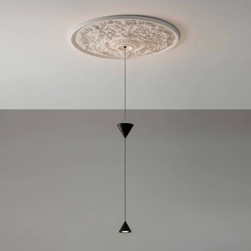 Karman Moonbloom lampa wisząca LED 2-punktowa Ø75cm 2,700K