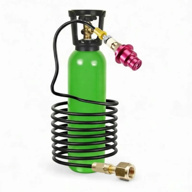 CO2 fľaša 5l a adaptér do výrobníka sódy Sodastream Quick Connect Terra 125cm