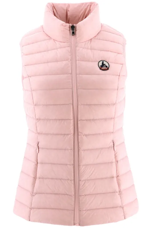 JOTT Seda Down Jacket Peach Pink Maat: L | Gilets Outlet | Dames | Roze