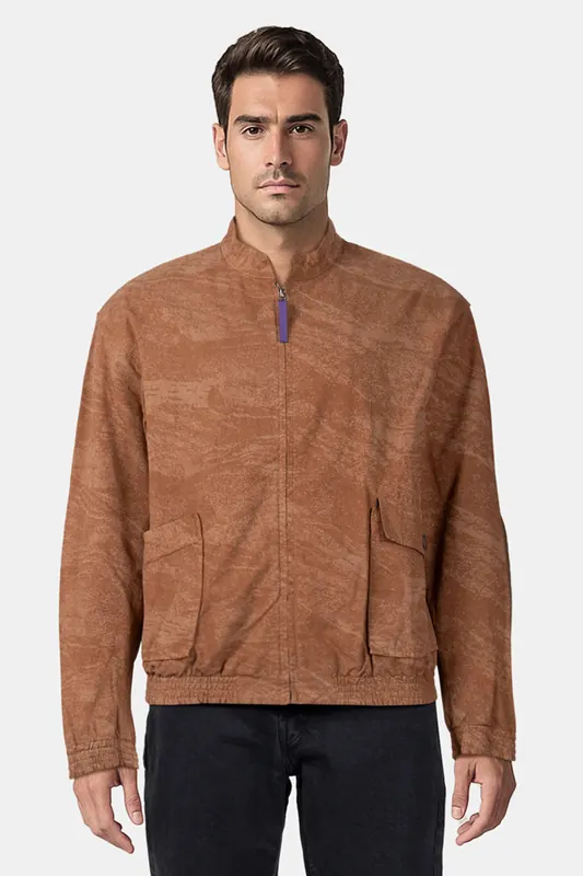 Paul Smith Mens Orange Bomber Jacket Orange Maat: S | Bomberjacks Outlet | Heren | Oranje