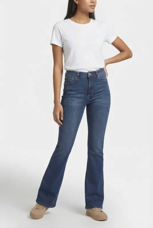 RAIZZED Sunrise Dark Blue Stone Maat: W27L32 | Flared Jeans Outlet | Dames | Blauw