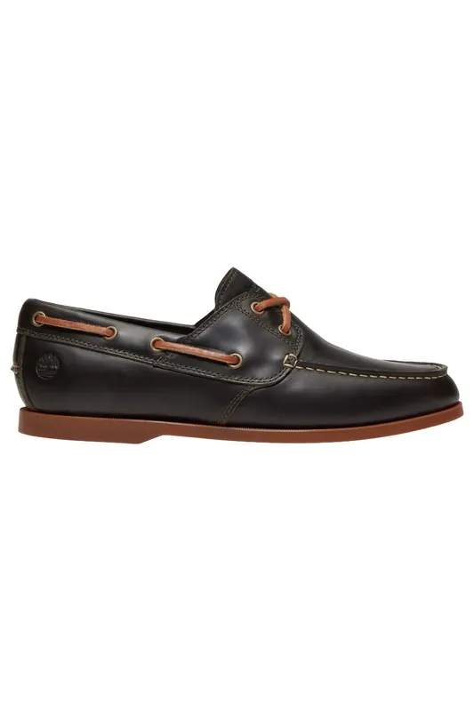 Timberland Cedar Bay Essential Boat Shoe Dark Green Full Grain Maat: 44 | Instappers Outlet | Heren | Bruin