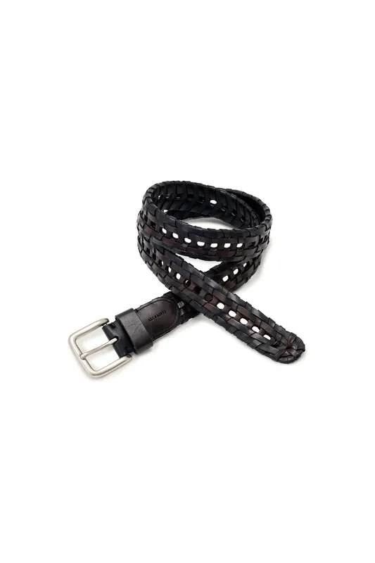 AllSaints Mac Woven Belt Black Maat: W32 | Riemen Outlet | Heren | Zwart