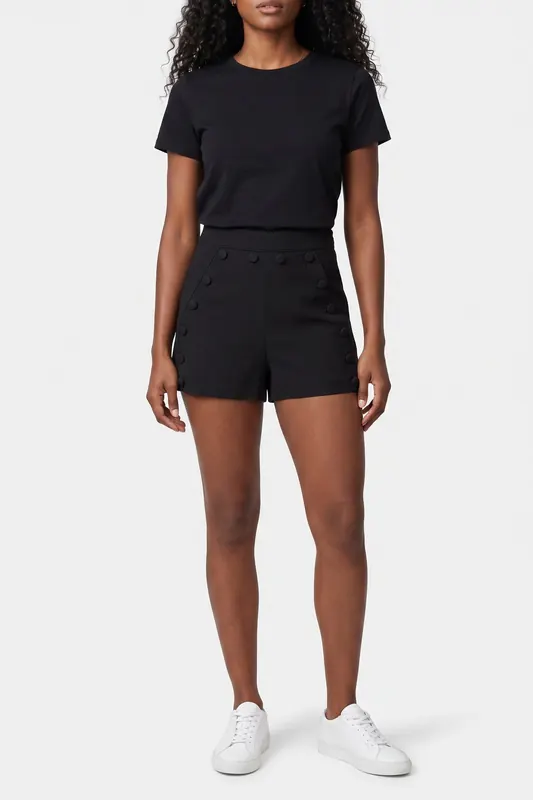 Moschino Trousers Black Maat: 38 | Korte Broeken Outlet | Dames | Zwart