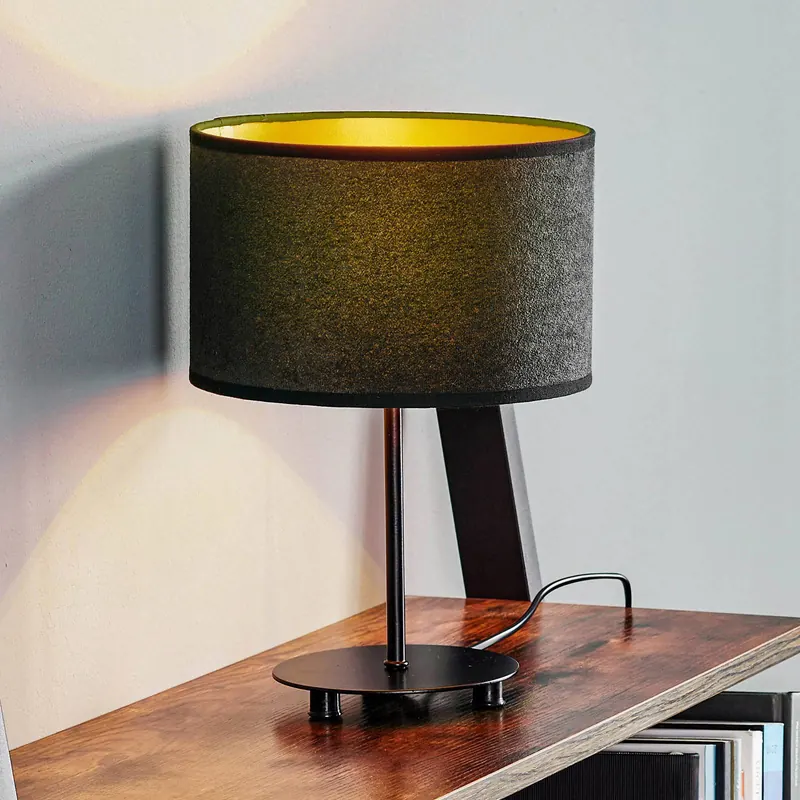 Euluna Golden Roller Stolik wysokość 30 cm czarny/złoty