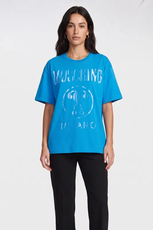 Moschino Knitwear Blue Maat: S | Tops Outlet | Dames | Blauw