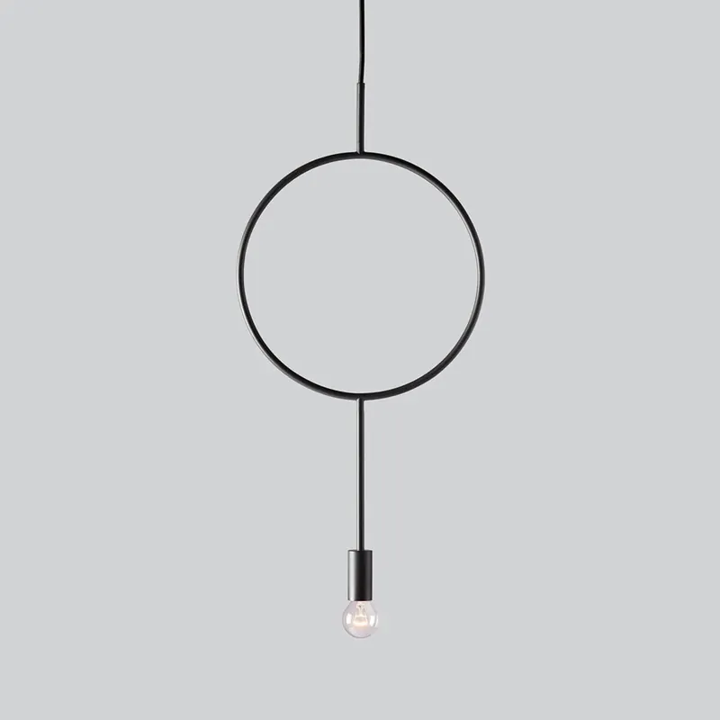Ekstrawagancka designerska lampa wisząca Circle