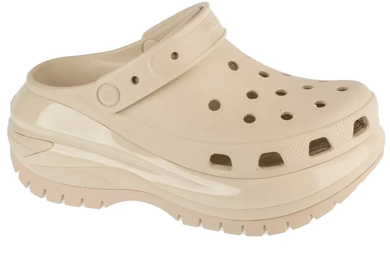 Crocs Classic Mega Crush Clog 207988-2Y2, Damskie, Szare, klapki, syntetyk, rozmiar: 39/40