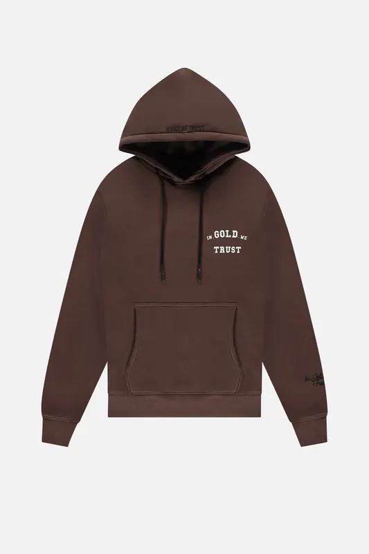 In Gold We Trust The Notorious Dark Brown Maat: L | Hoodies Outlet | Unisex | Bruin