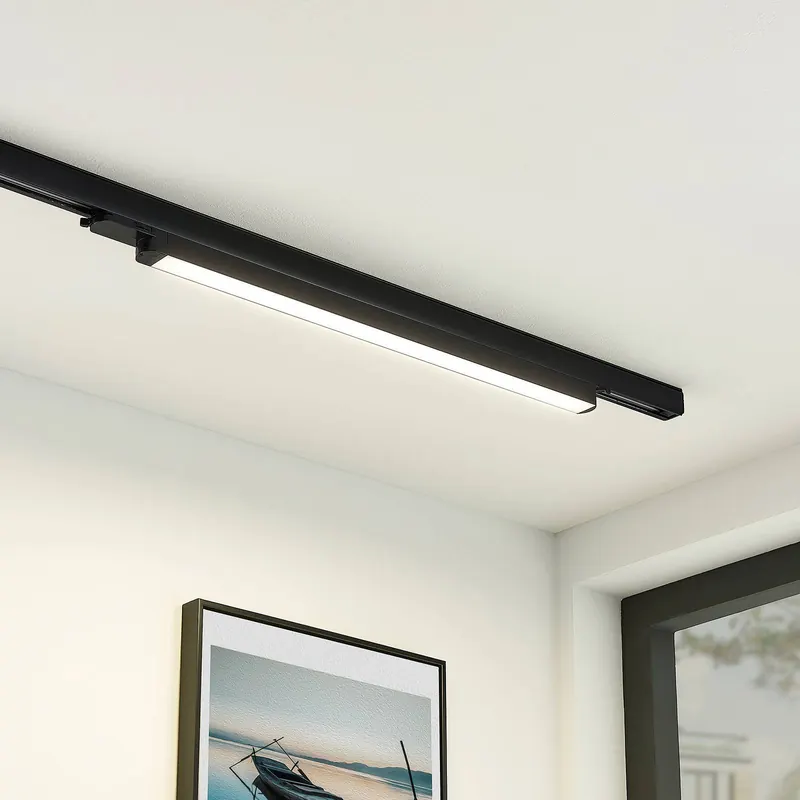 Oprawa szynowa LED Arcchio Harlow, czarna, 69 cm, 4000 K