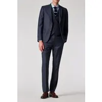 Paul Smith Mens Tailored Fit 3pc 2 Button Suit Very Dark Navy Maat: 56 | Blazers Outlet | Heren | Blauw
