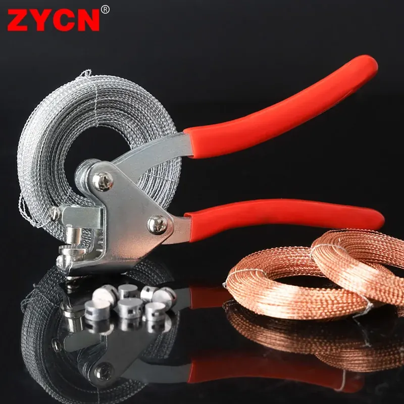 Szczypce z powłoką z tworzywa sztucznego 8x5mm uszczelnione fasola drut miedziany zabezpieczenie przed kradzieżą plomba ołowiana uszczelnienie zaciski uszczelniające miernik wody zestawy klamer
