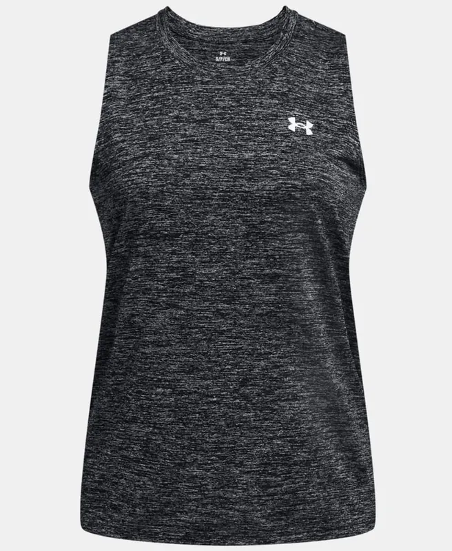 UNDER ARMOUR koszulka treningowa top Tech Tank Twist czarna (L)