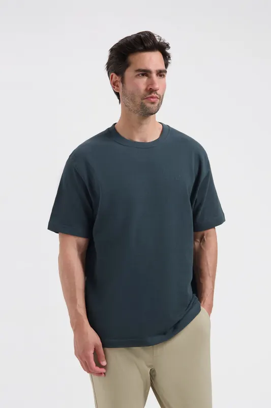 Dstrezzed Ds_lasse Tee Forest River Forest River Maat: XL | Basic T-Shirts Outlet | Heren | Groen