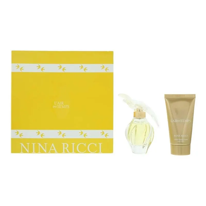 Zestaw Nina Ricci: Eau de Toilette dla kobiet L'Air du Temps 50ml + Nawilżający balsam do ciała L'Air du Temps 75ml