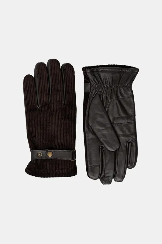 Barbour rękawiczki skórzane