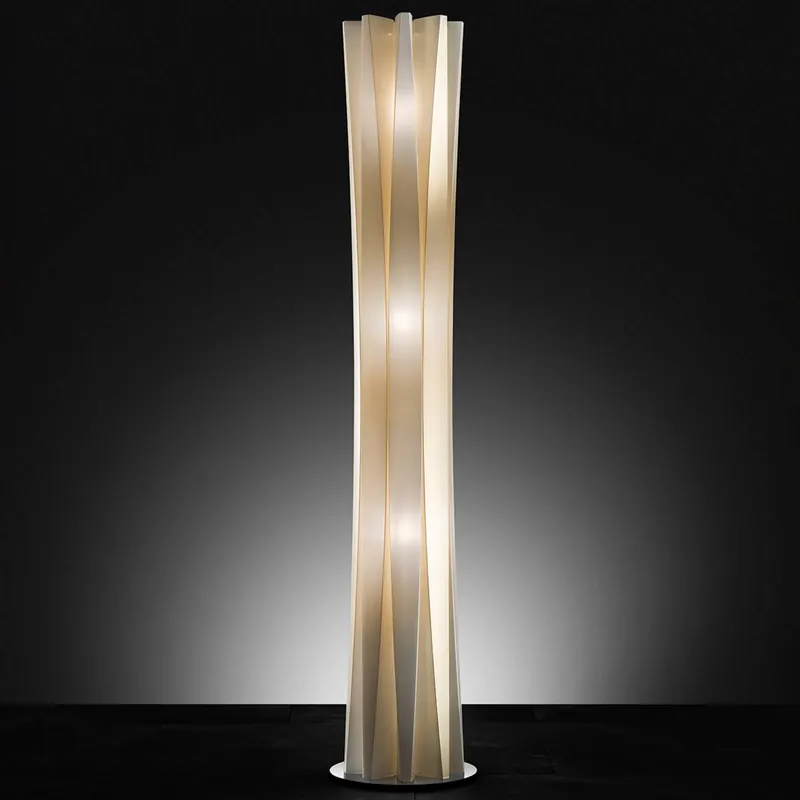 Lampa stojąca Slamp Bach, wysokość 161 cm, złota