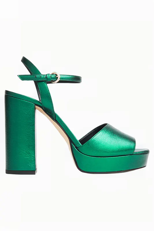 LK Bennett Solange Sandal Green Maat: 38 | Sandalen Outlet | Dames | Groen