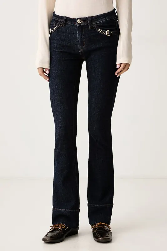 Gaudi jeansy bootcut damskie