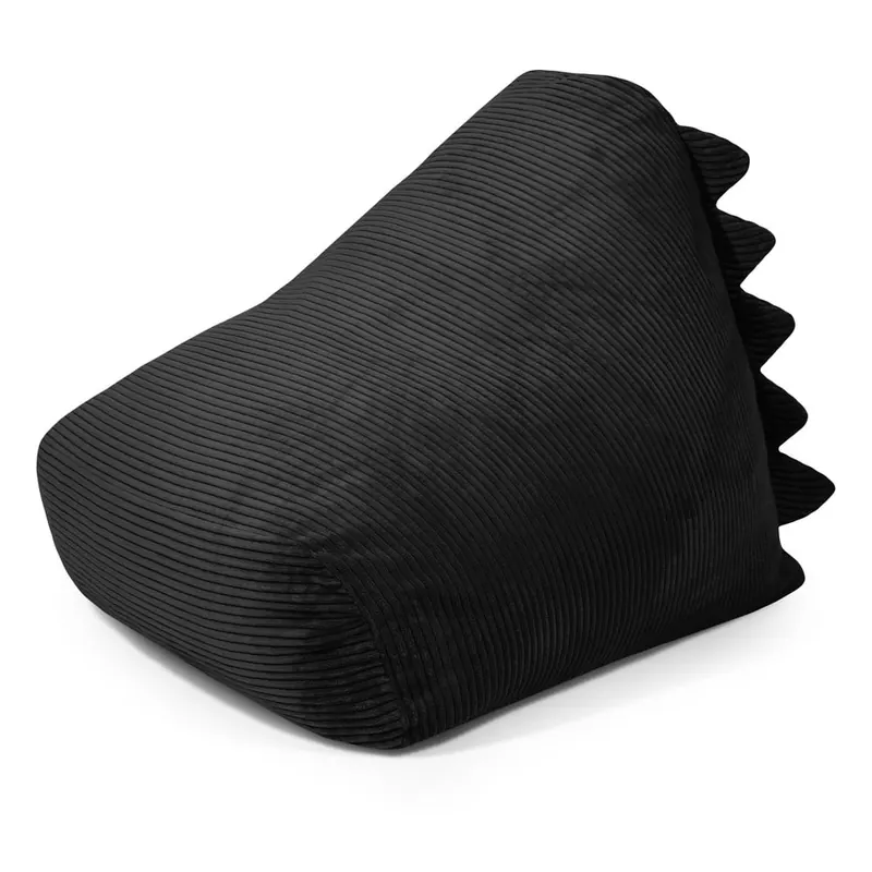 Czarny sztruksowy dziecięcy worek do siedzenia Snug 80 Dragon – SLOWDOWN