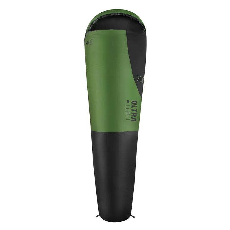 NC1705 ŚPIWÓR ULTRA LIGHT CZARNO-ZIELONY NILS CAMP (one size)