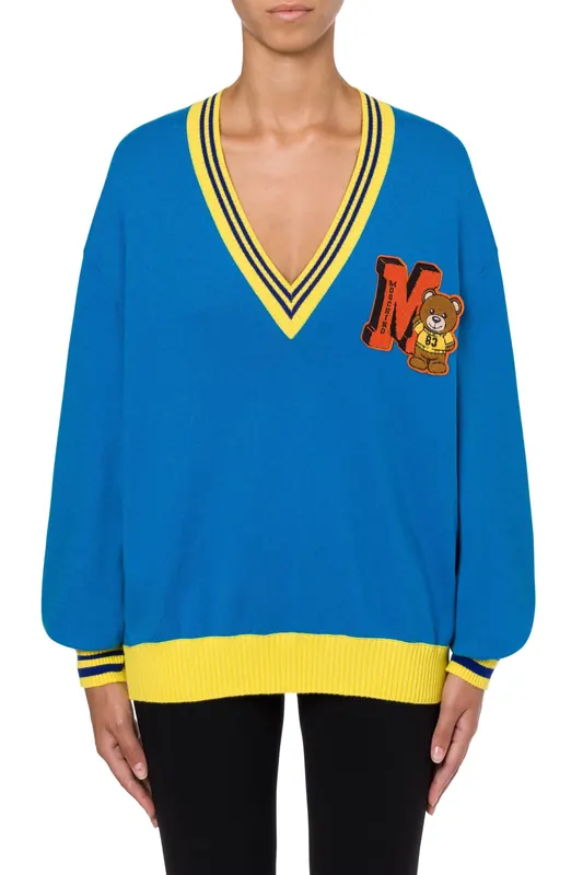 Moschino Knitwear Blue Maat: 42 | Sweaters Outlet | Dames | Blauw