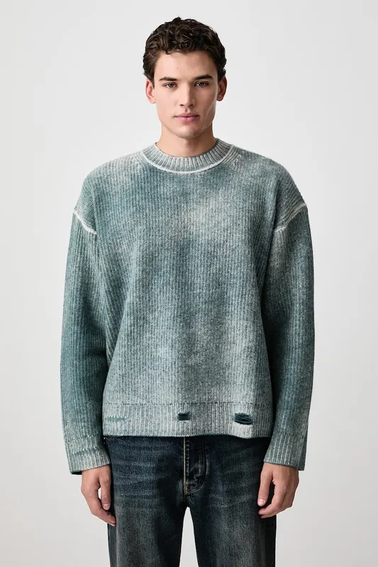 Represent  Reversible Fade Out sweter wełniany męski