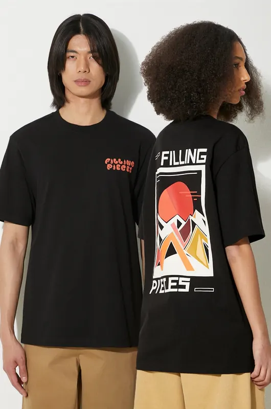 Filling Pieces t-shirt bawełniany Sunset