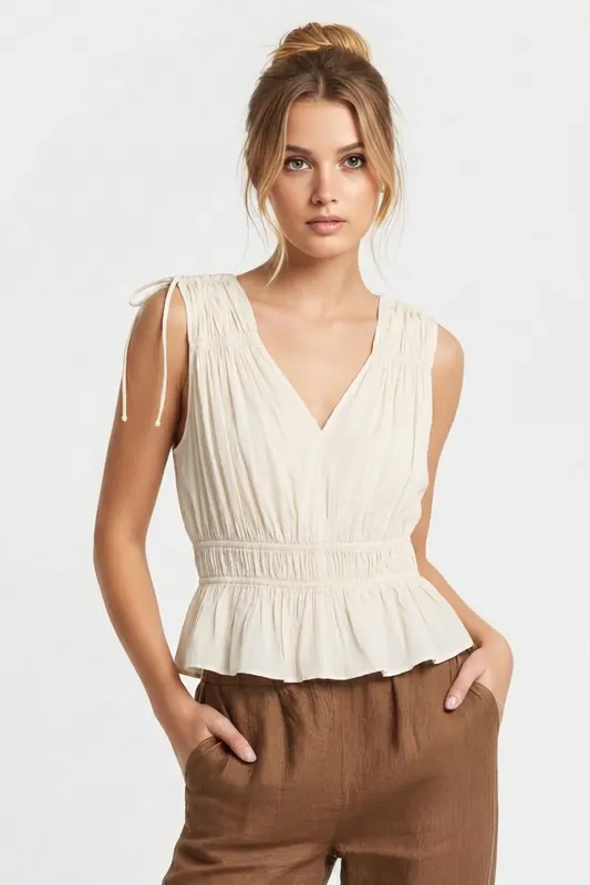& Other Stories Pa Lilemor Top White Maat: M | Blouses Outlet | Dames | Wit