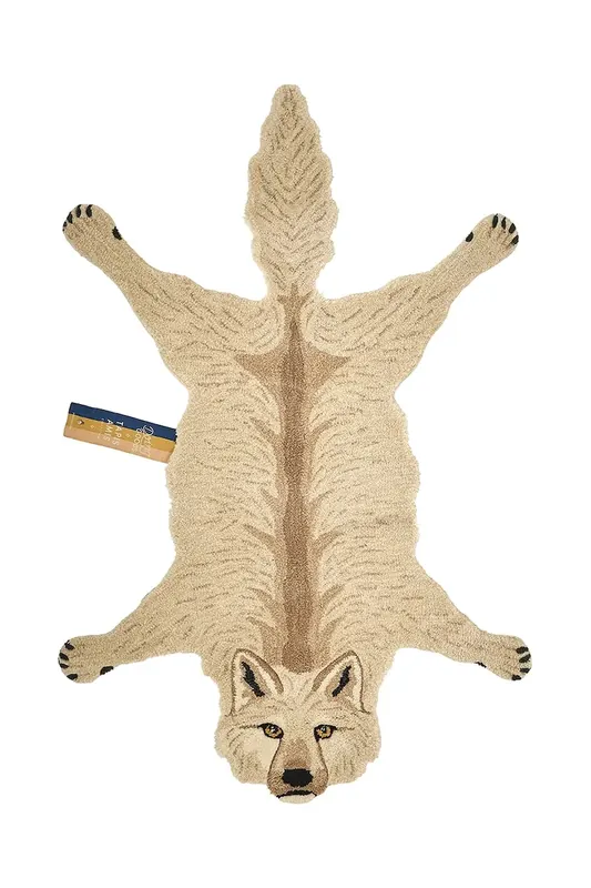 Doing Goods dywan wełniany Woozy Wolf Rug Large