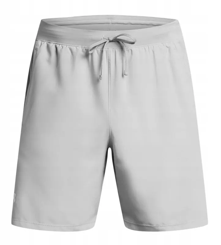 UNDER ARMOUR krótkie spodenki męskie UA LAUNCH 7&amp;#039;&amp;#039; UNLINED SHORTS szare (L)