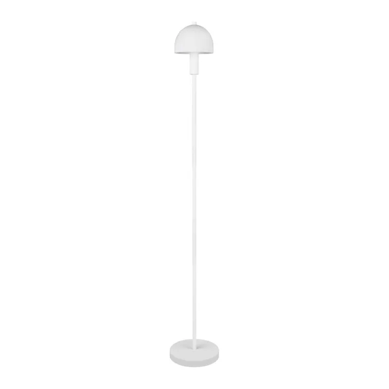 Biała lampa stojąca ze szklanym kloszem (wysokość 120 cm) Glenn – Reality