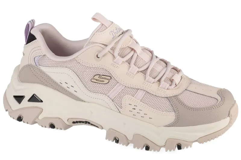 Skechers D'Lites Hiker 180128-NTMT, Damskie, Beżowe, buty sportowe, tkanina, rozmiar: 37