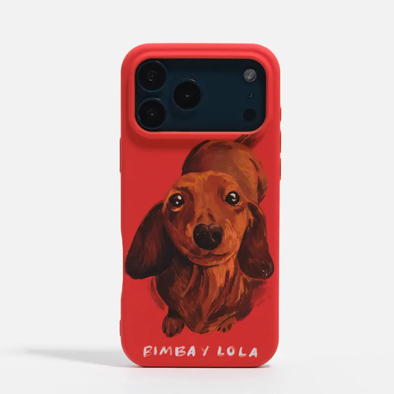 Etui iPhone 17 Pro Max teckel czerwone