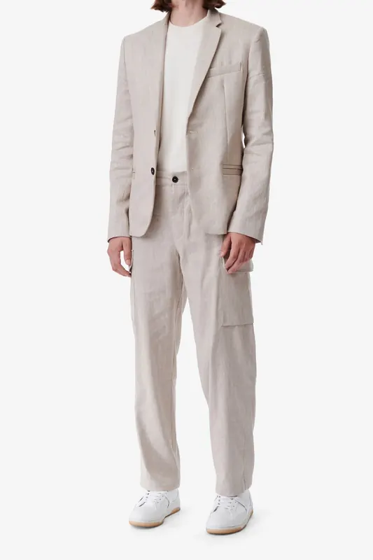 IRO Paris Mercury Jacket Beige Maat: 48 | Blazers Outlet | Heren | Beige