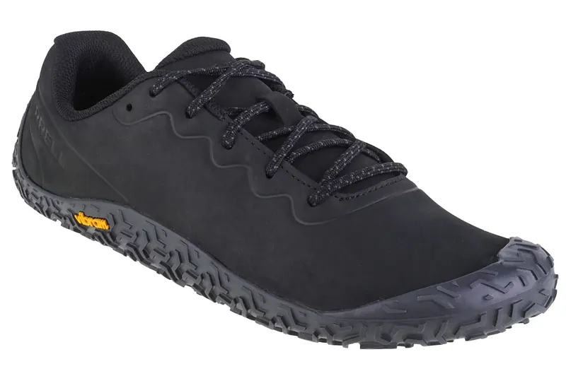 Merrell Vapor Glove 6 LTR J067939, Męskie, Czarne, buty do biegania, skóra naturalna, rozmiar: 43