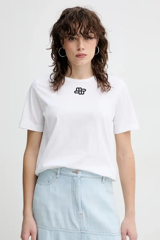 MUNTHE t-shirt bawełniany TYLIE