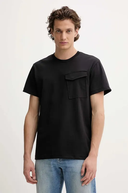 G-Star t-shirt bawełniany Fabric mix pkt