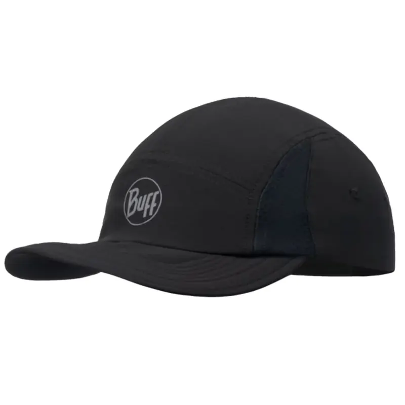 Buff 5 Panel Cap S/M 1194909992000, Unisex, Czarne, czapki z daszkiem, poliester, rozmiar: One size