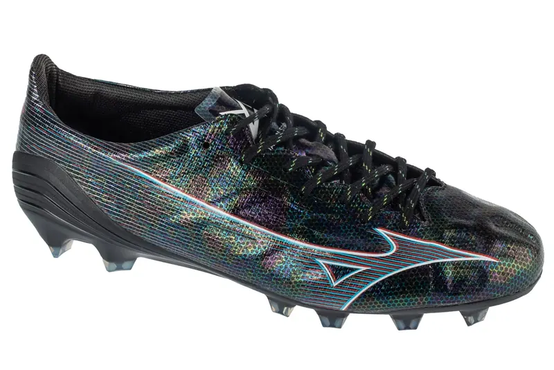 Mizuno Alpha Japan FG P1GA236001, Męskie, Czarne, buty piłkarskie - korki, skóra syntetyczna, rozmiar: 41