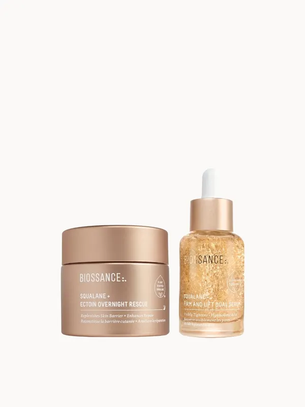 Biossance Firm + Lift Moisturising Duo