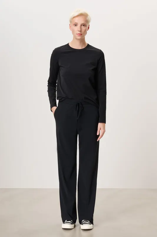 TRVL DRSS Arda Rib Top Black Maat: XS | Longsleeves Outlet | Dames | Zwart