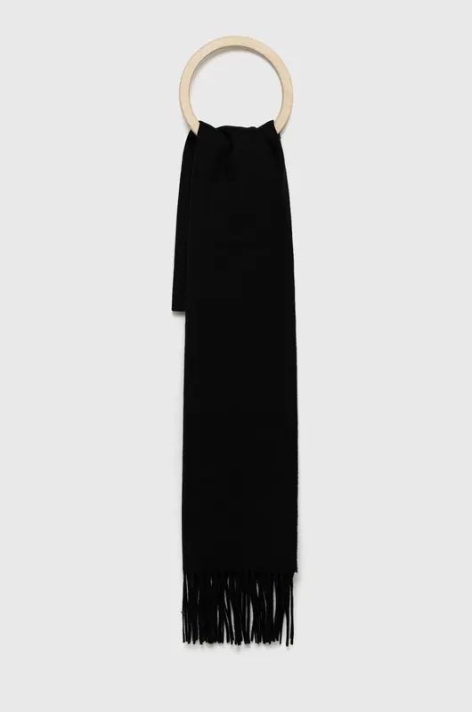 Moschino szalik męski z wełny merino