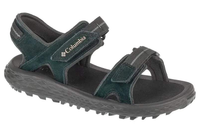 Columbia Konos Hiker 2-Strap Sandal W 2121311010, Damskie, Czarne, sandały, skóra zamszowa, rozmiar: 38