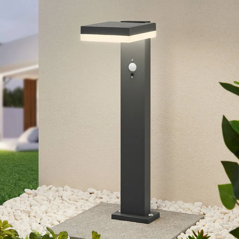 Lindby Laira solarny słupek oświetleniowy LED 50cm